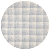 Safavieh Ebony 6'-0" x 6'-0" Rug in Ivory / Blue