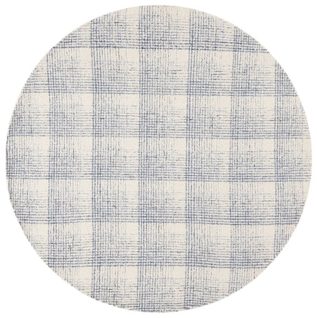 Safavieh Ebony 6'-0" x 6'-0" Rug in Ivory / Blue
