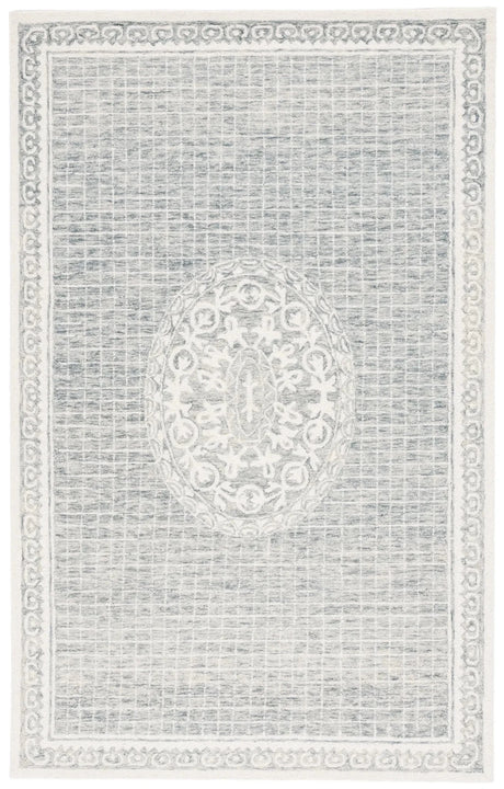 Safavieh Ebony 4'-0" x 6'-0" Rug in Grey / Ivory