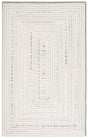 Safavieh Ebony 4'-0" x 6'-0" Rug in Ivory / Grey