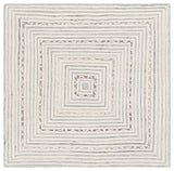Safavieh Ebony 6'-0" x 6'-0" Rug in Ivory / Grey