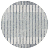 Safavieh Ebony 6'-0" x 6'-0" Rug in Ivory / Blue
