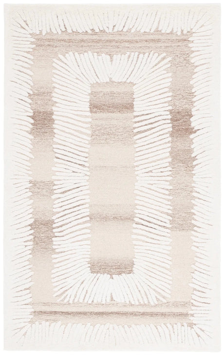 Safavieh Ebony 4'-0" x 6'-0" Rug in Ivory / Brown