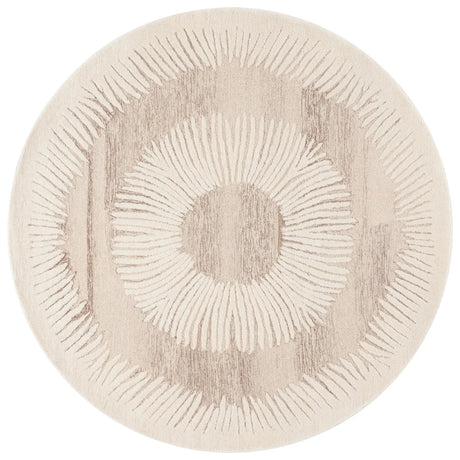 Safavieh Ebony 6'-0" x 6'-0" Rug in Ivory / Brown