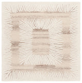 Safavieh Ebony 6'-0" x 6'-0" Rug in Ivory / Brown