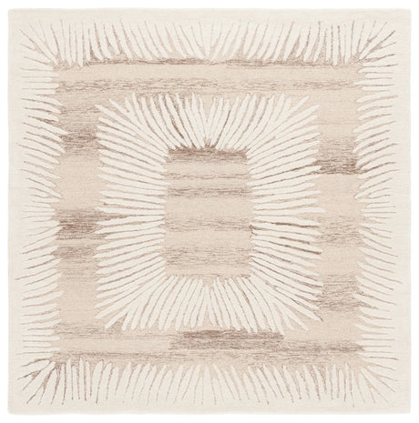 Safavieh Ebony 6'-0" x 6'-0" Rug in Ivory / Brown