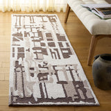 Safavieh Ebony 2'-3" x 8'-0" Rug in Ivory / Brown