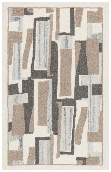 Safavieh Ebony 4'-0" x 6'-0" Rug in Ivory / Brown