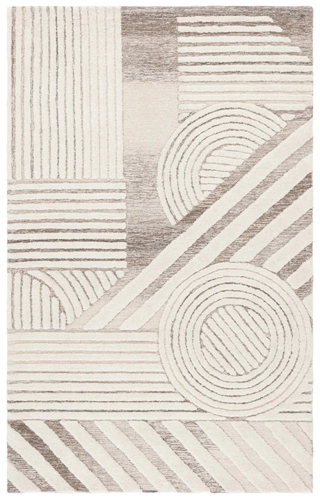 Safavieh Ebony 4'-0" x 6'-0" Rug in Ivory / Brown
