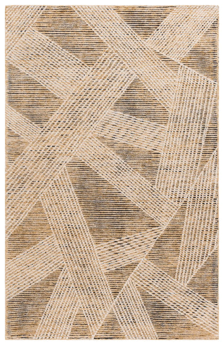 Safavieh Ebony 4'-0" x 6'-0" Rug in Gold / Ivory