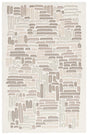 Safavieh Ebony 4'-0" x 6'-0" Rug in Beige / Ivory