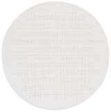 Safavieh Ebony 6'-0" x 6'-0" Rug in Ivory / Grey