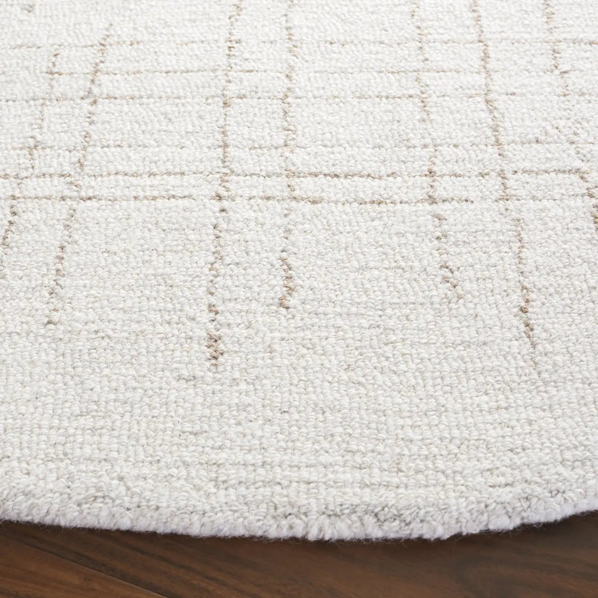 Safavieh Ebony 6'-0" x 6'-0" Rug in Ivory / Grey