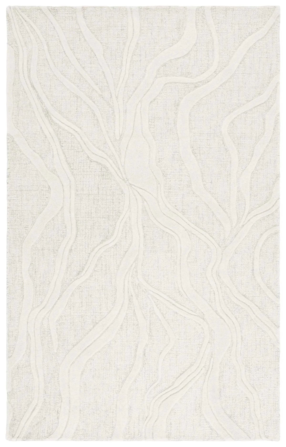 Safavieh Ebony 4'-0" x 6'-0" Rug in Grey / Ivory