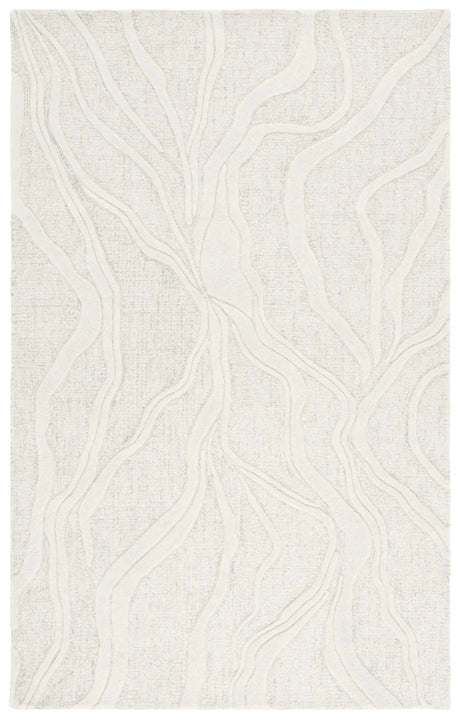 Safavieh Ebony 4'-0" x 6'-0" Rug in Grey / Ivory