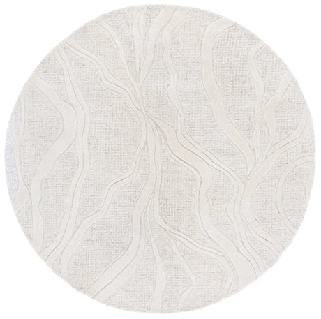 Safavieh Ebony 6'-0" x 6'-0" Rug in Grey / Ivory