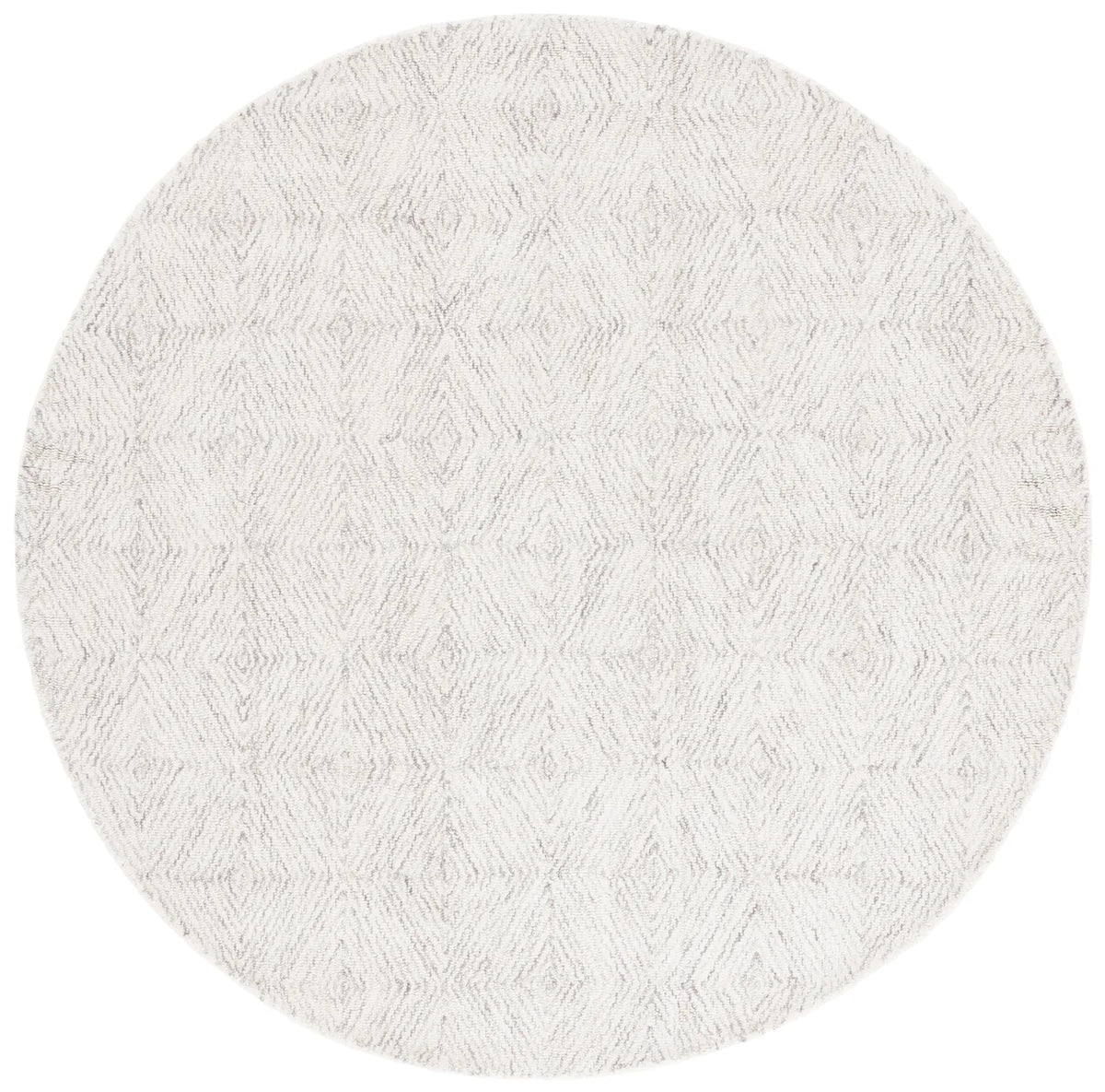 Safavieh Ebony 6'-0" x 6'-0" Rug in Grey / Ivory