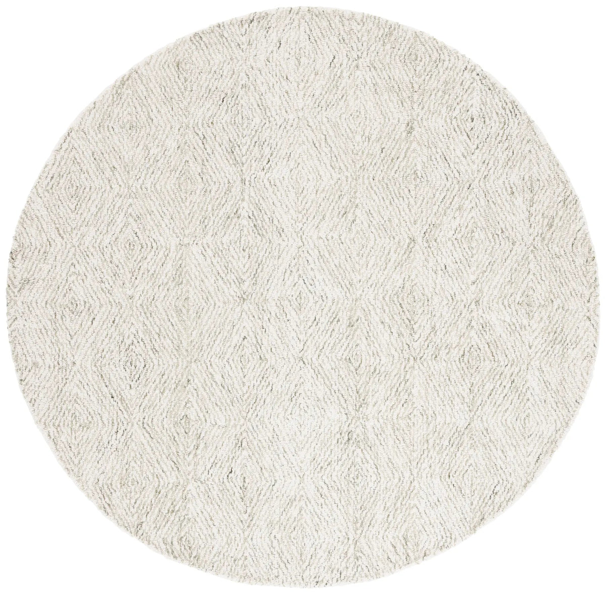 Safavieh Ebony 6'-0" x 6'-0" Rug in Light Green / Ivory