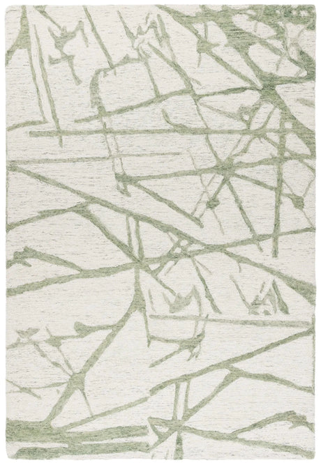 Safavieh Ebony 4'-0" x 6'-0" Rug in Ivory / Light Green