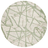 Safavieh Ebony 6'-0" x 6'-0" Rug in Ivory / Light Green