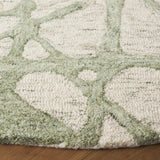 Safavieh Ebony 6'-0" x 6'-0" Rug in Ivory / Light Green