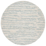 Safavieh Ebony 6'-0" x 6'-0" Rug in Ivory / Light Blue