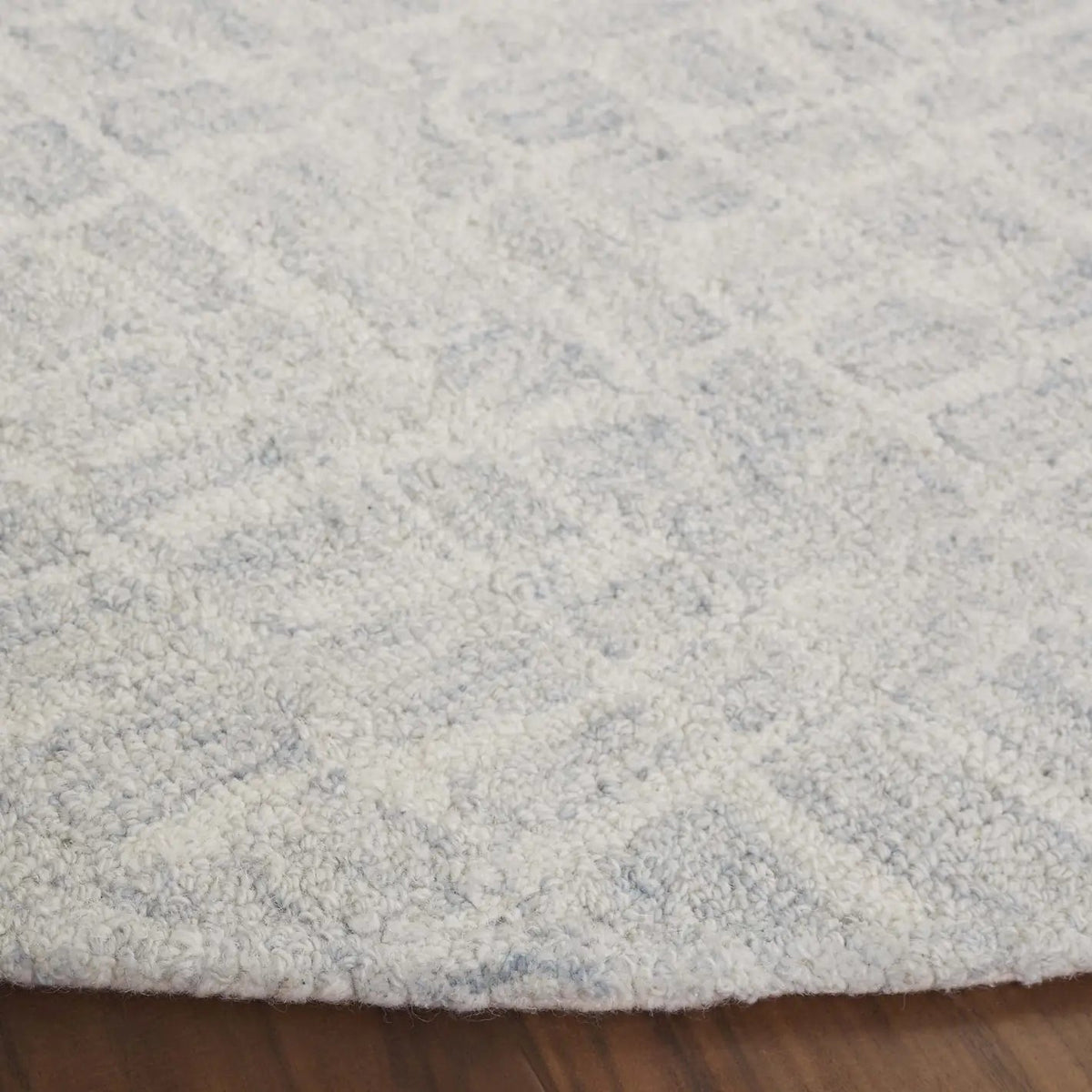 Safavieh Ebony 6'-0" x 6'-0" Rug in Ivory / Light Blue