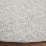 Safavieh Ebony 6'-0" x 6'-0" Rug in Ivory / Light Blue