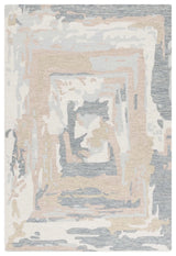 Safavieh Ebony 4'-0" x 6'-0" Rug in Grey / Ivory