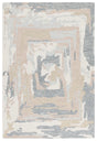 Safavieh Ebony 4'-0" x 6'-0" Rug in Grey / Ivory