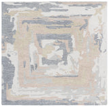 Safavieh Ebony 6'-0" x 6'-0" Rug in Grey / Ivory