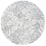 Safavieh Ebony 6'-0" x 6'-0" Rug in Ivory / Grey