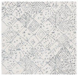 Safavieh Ebony 6'-0" x 6'-0" Rug in Ivory / Grey