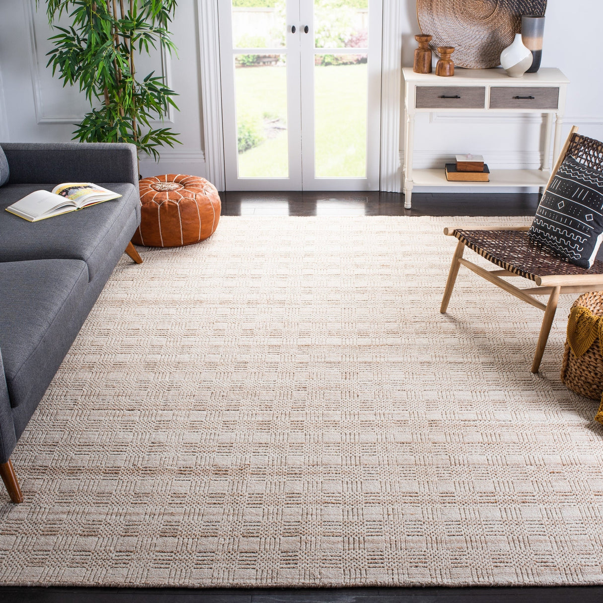 Safavieh Elements Elm301T Brown/Beige Rug - Safavieh - elm301t - 6