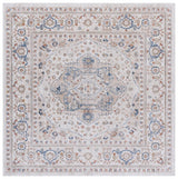 Safavieh Ellwood 6'-5" x 6'-5" Rug in Ivory / Blue