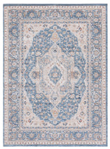 Safavieh Ellwood 4'-0" x 6'-0" Rug in Navy / Beige