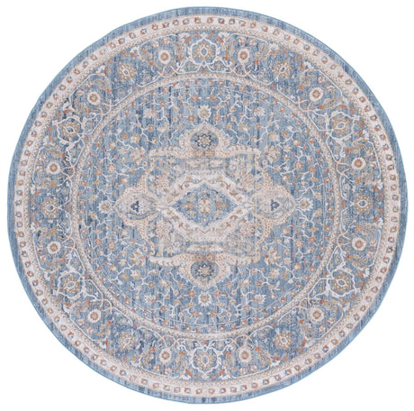 Safavieh Ellwood 6'-5" x 6'-5" Rug in Navy / Beige