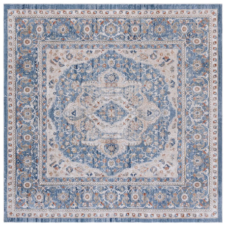 Safavieh Ellwood 6'-5" x 6'-5" Rug in Navy / Beige