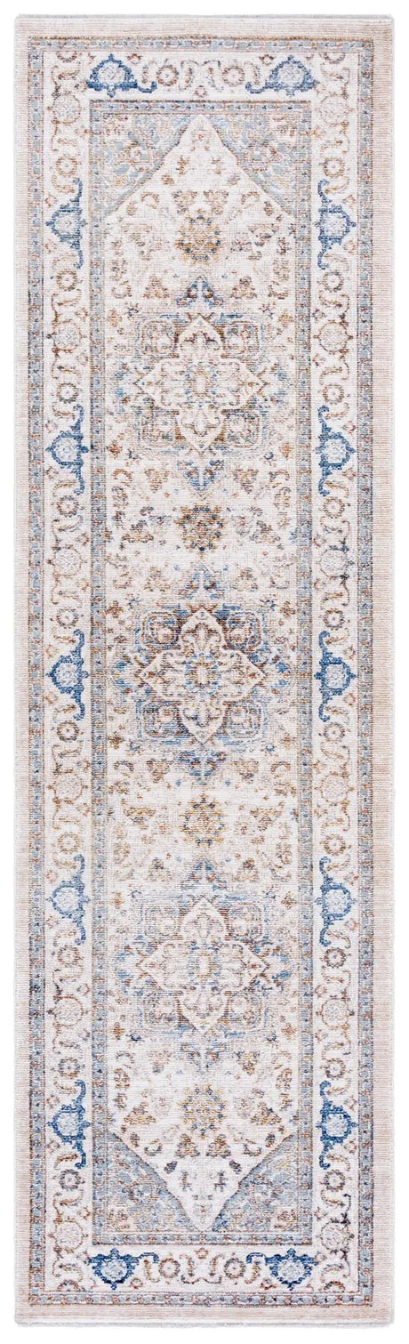 Safavieh Ellwood 2'-3" x 8'-0" Rug in Beige / Blue
