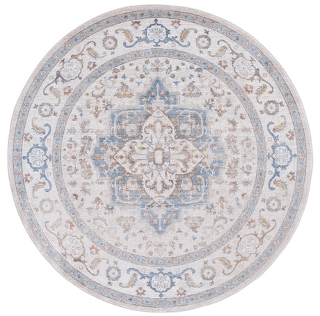 Safavieh Ellwood 6'-5" x 6'-5" Rug in Beige / Blue