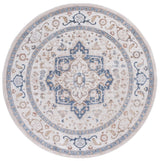 Safavieh Ellwood 6'-5" x 6'-5" Rug in Beige / Navy