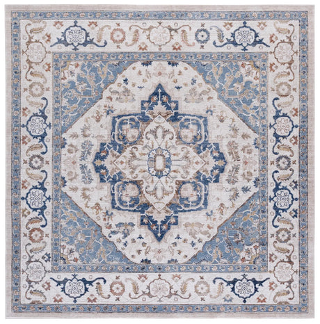 Safavieh Ellwood 6'-5" x 6'-5" Rug in Beige / Navy