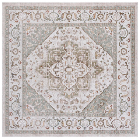 Safavieh Ellwood 6'-5" x 6'-5" Rug in Beige / Olive