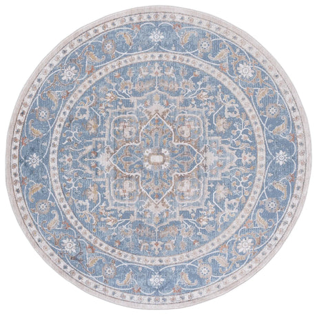 Safavieh Ellwood 6'-5" x 6'-5" Rug in Blue / Beige