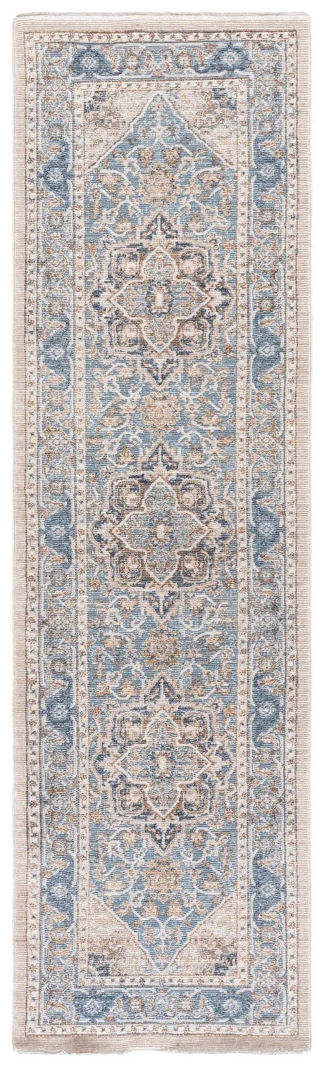 Safavieh Ellwood 2'-3" x 8'-0" Rug in Navy / Beige
