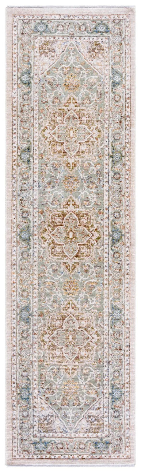 Safavieh Ellwood 2'-3" x 8'-0" Rug in Olive / Beige