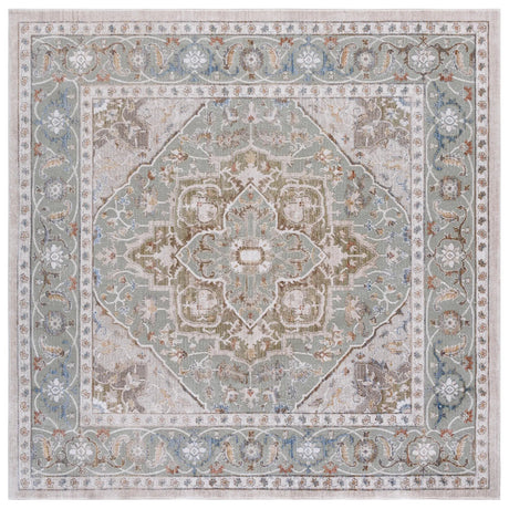 Safavieh Ellwood 6'-5" x 6'-5" Rug in Olive / Beige
