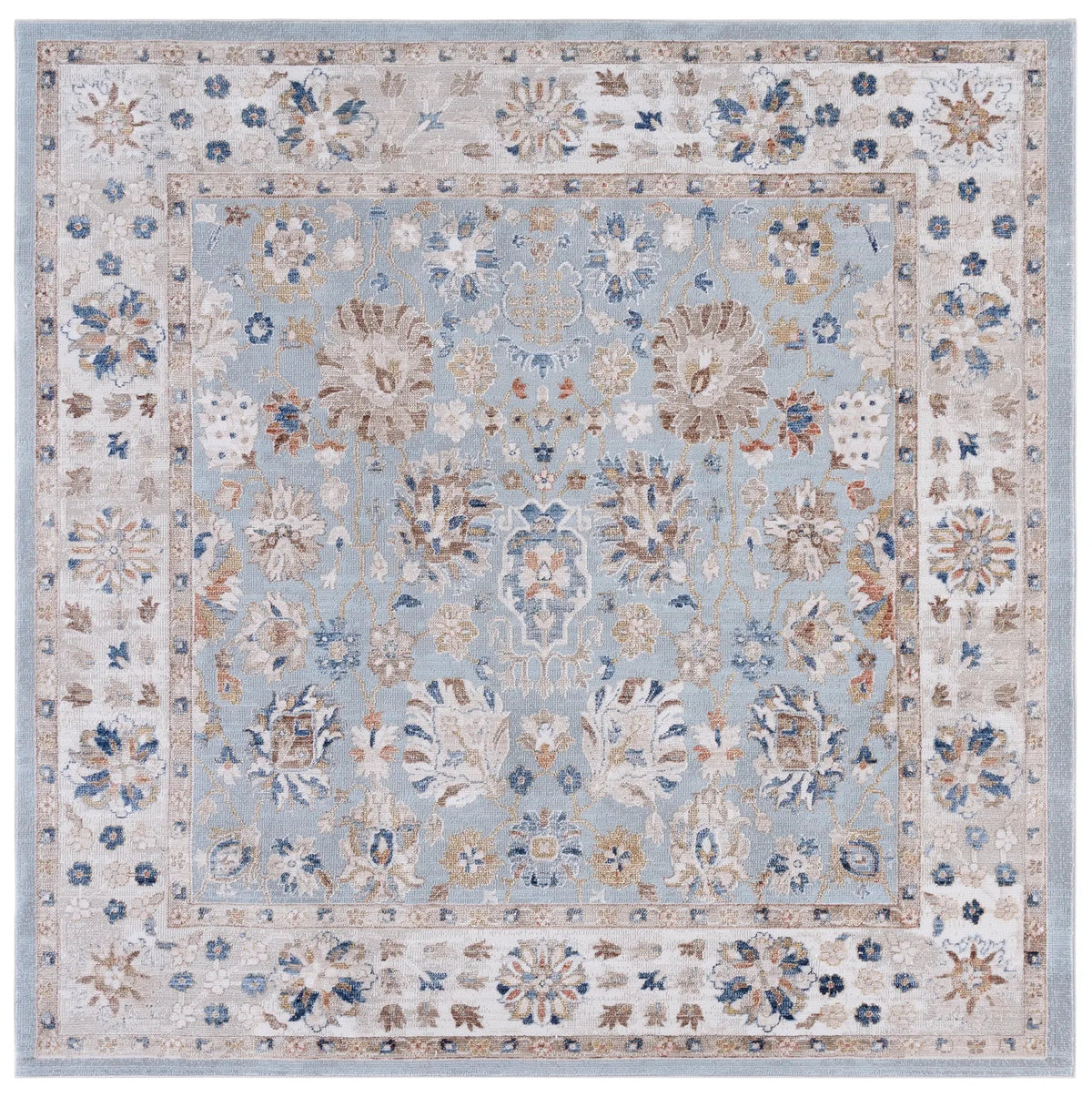 Safavieh Ellwood 6'-5" x 6'-5" Rug in Light Blue / Beige