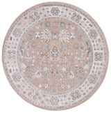 Safavieh Ellwood 6'-5" x 6'-5" Rug in Salmon / Beige