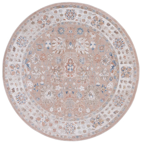 Safavieh Ellwood 6'-5" x 6'-5" Rug in Salmon / Beige